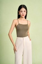 Fashionable slim wool t-shirt