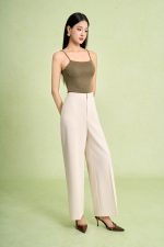 Fashionable slim wool t-shirt