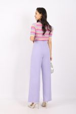 High quality sweater with round neck and elastic waistband