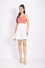 Silk two-piece shirt with loose-fitting collar and style